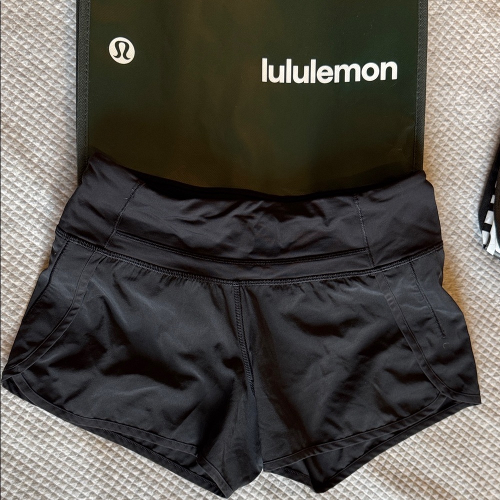 lululemon athletica Women's Athletic Black Shorts